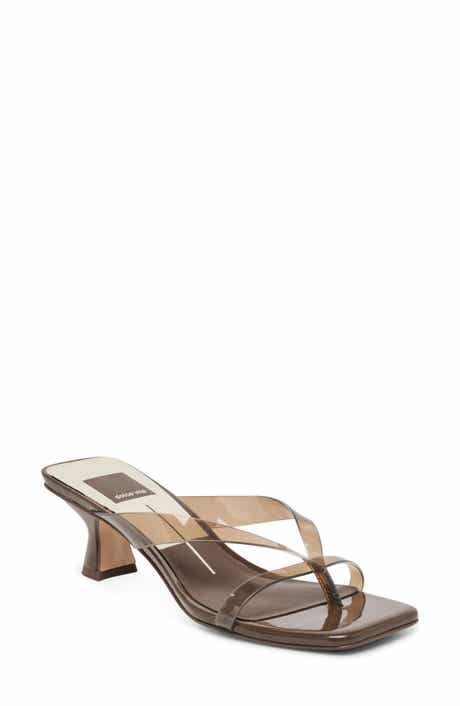 Brevel Vinyl Translucent Strap Sandal
