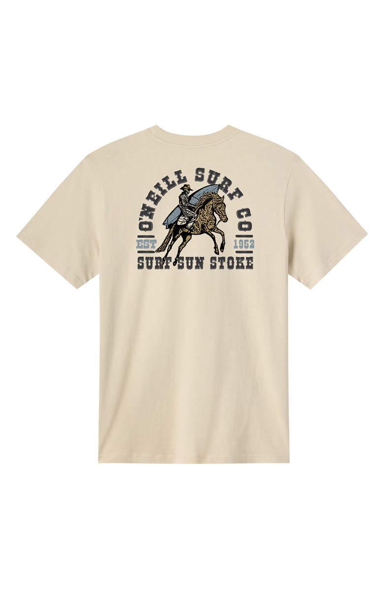 O'Neill Kids' Saddle Up Cotton Graphic T-Shirt, Alternate, color, Light Khaki