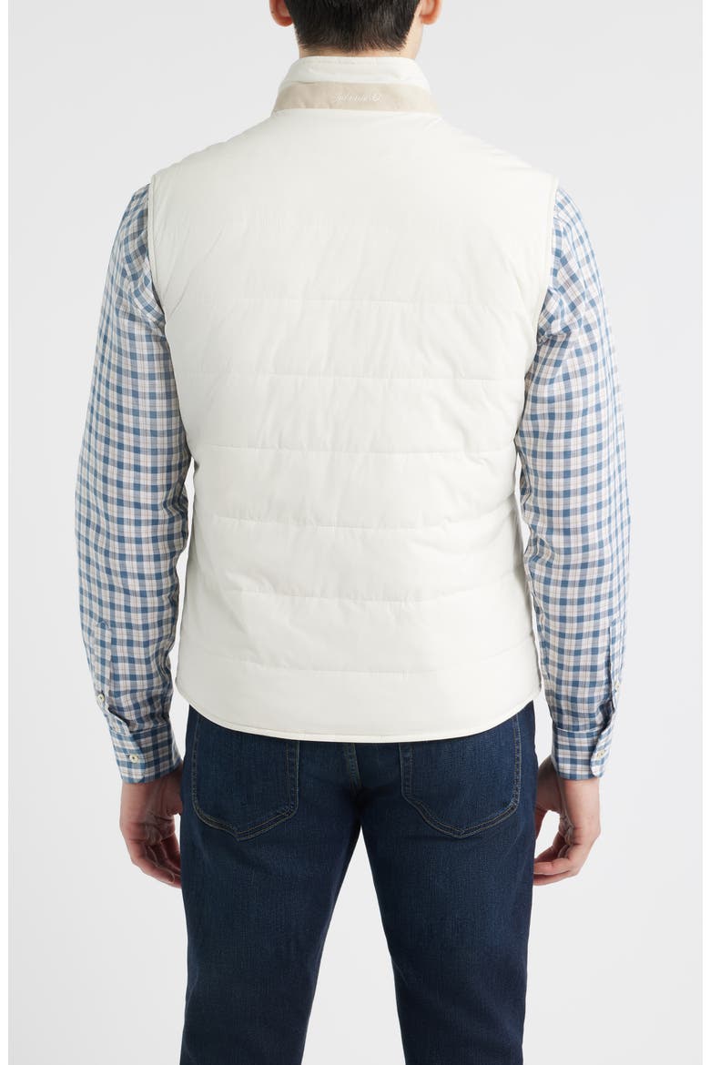 Sandhills Quilted Snap-Up Vest, Alternate, color, STONE