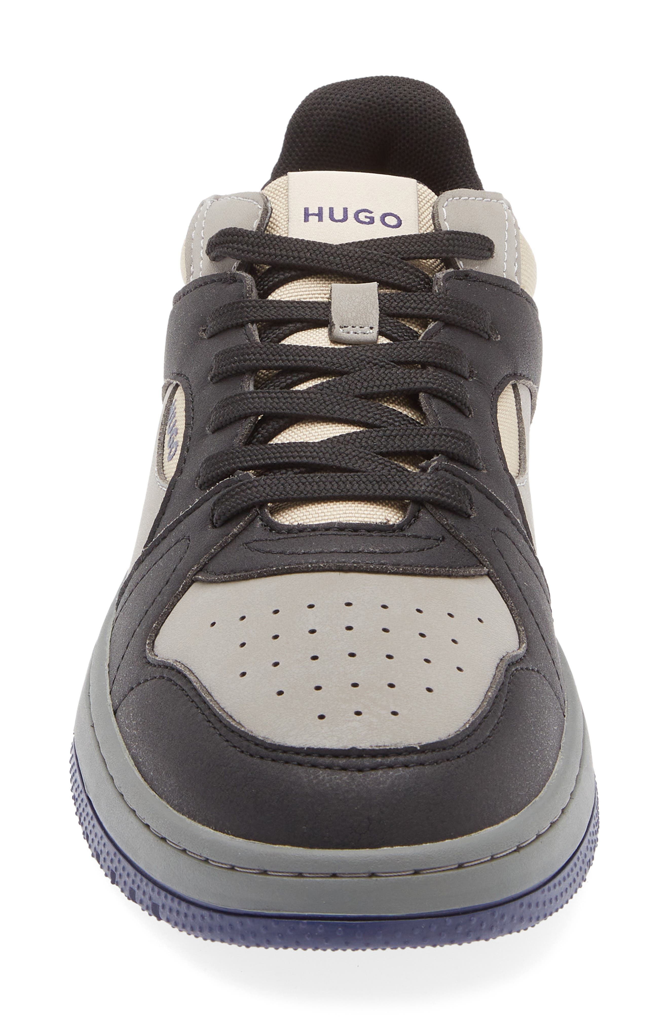 BOSS Hadrian Tennis Sneaker, Alternate, color, Charcoal Multi