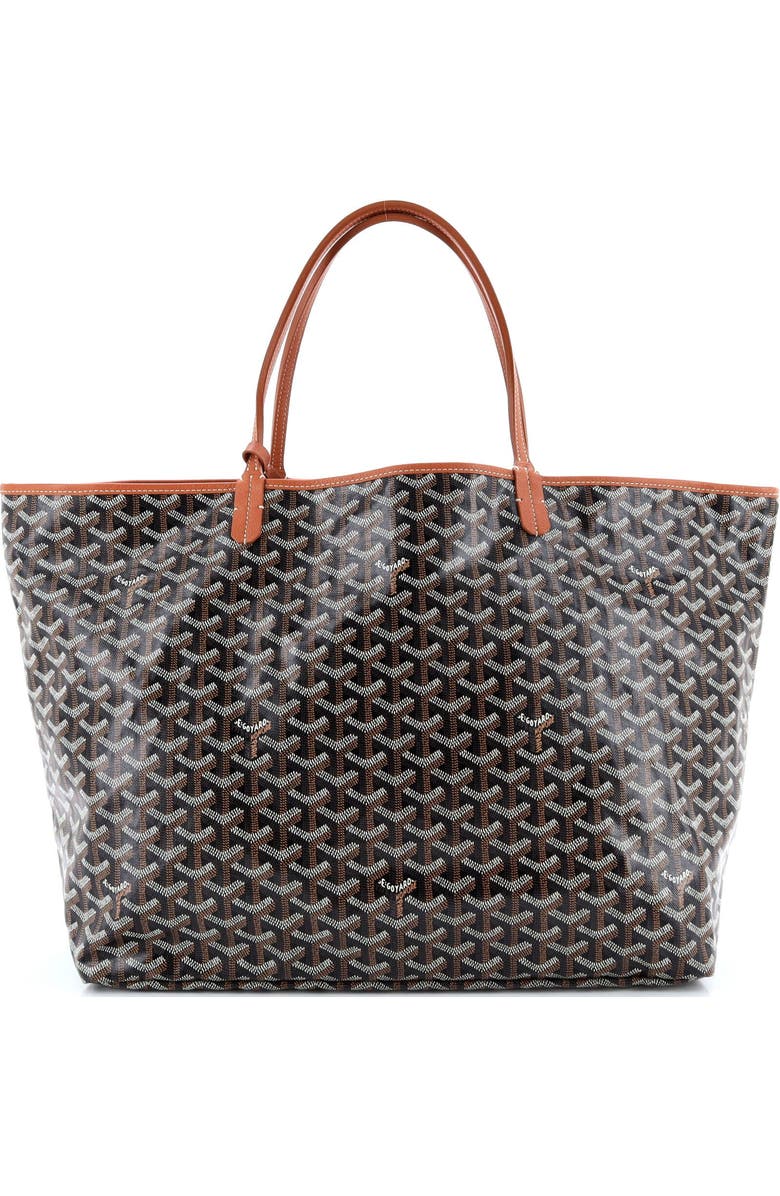 Pre-Owned Goyard Saint Louis Tote Printed Coated Canvas GM, Alternate, color,