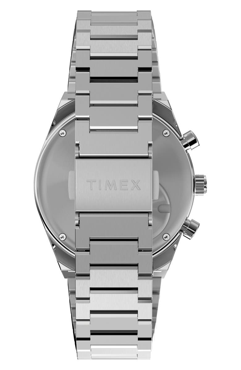 Timex<sup>®</sup> Falcon Eye Chronograph Bracelet Watch, 40mm, Alternate, color, Silver/ Green