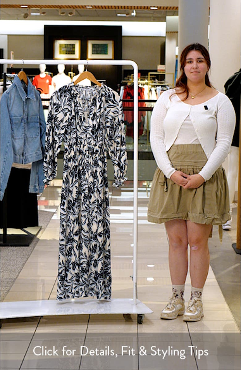 Matia Floral Maxi Dress, sales video thumbnail