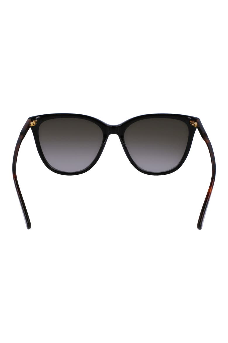 Le Pliage 56mm Gradient Tea Cup Sunglasses, Alternate, color, BLACK