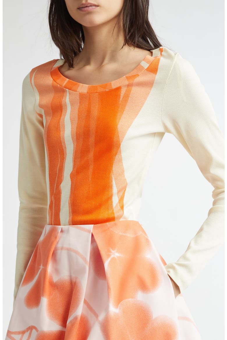 Kuulto Vire Long Sleeve Knit Top, Alternate, color, LIGHT YELLOW ORANGE