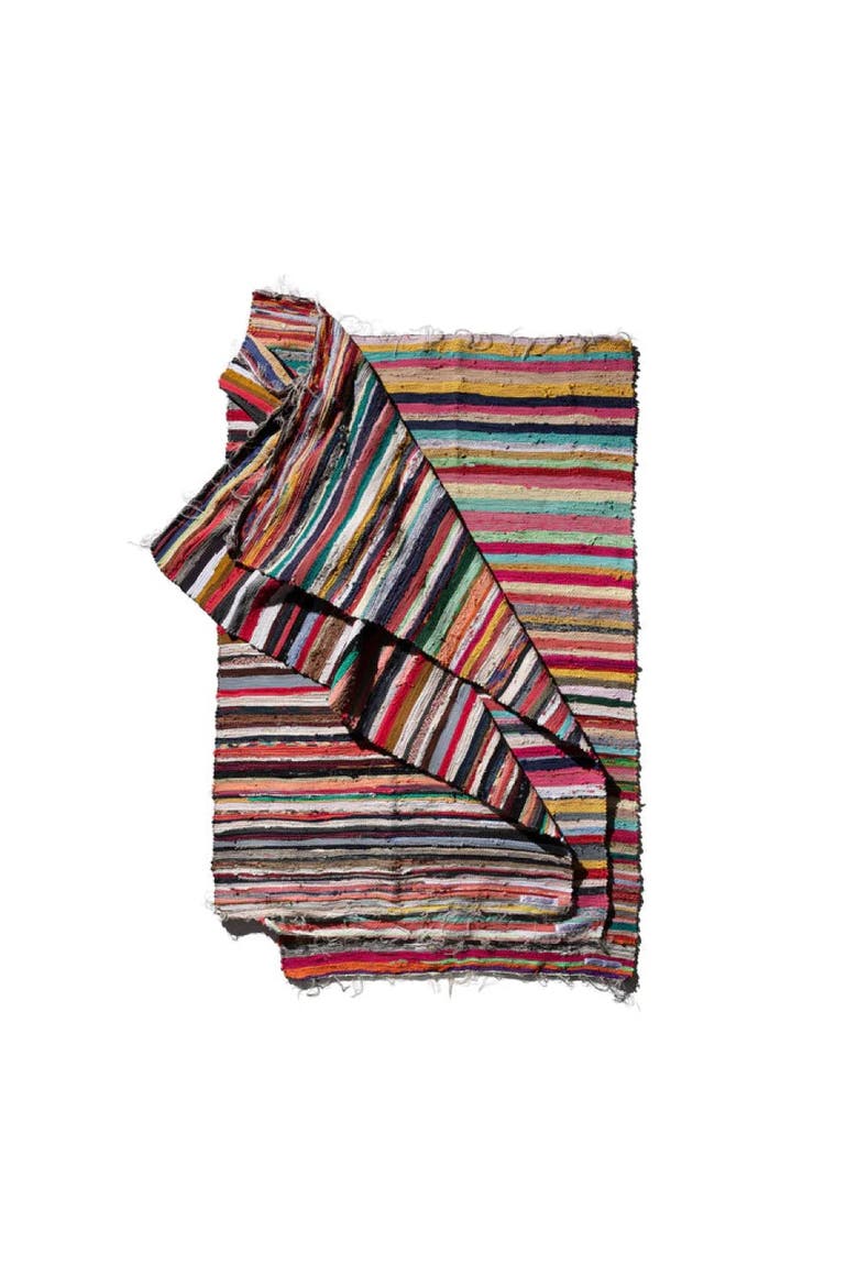 Scrap Fabric Rug, Alternate, color, Multicolor