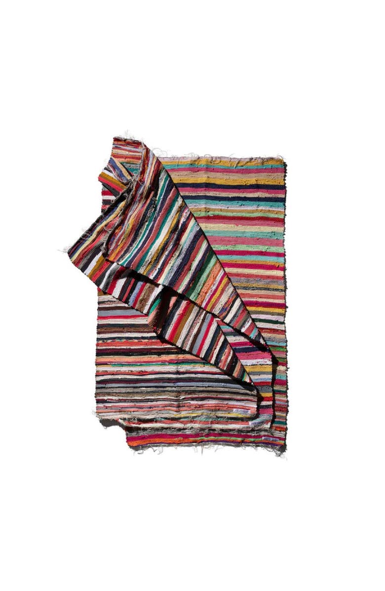 PUEBCO Scrap Fabric Rug, Alternate, color, Multicolor