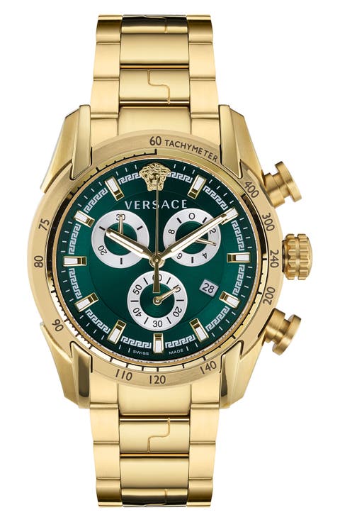 Versace V-Ray Chronograph Bracelet Watch, 44mm | Nordstromrack Versace V-Ray Chronograph Bracelet Watch, 44mm | Nordstromrack