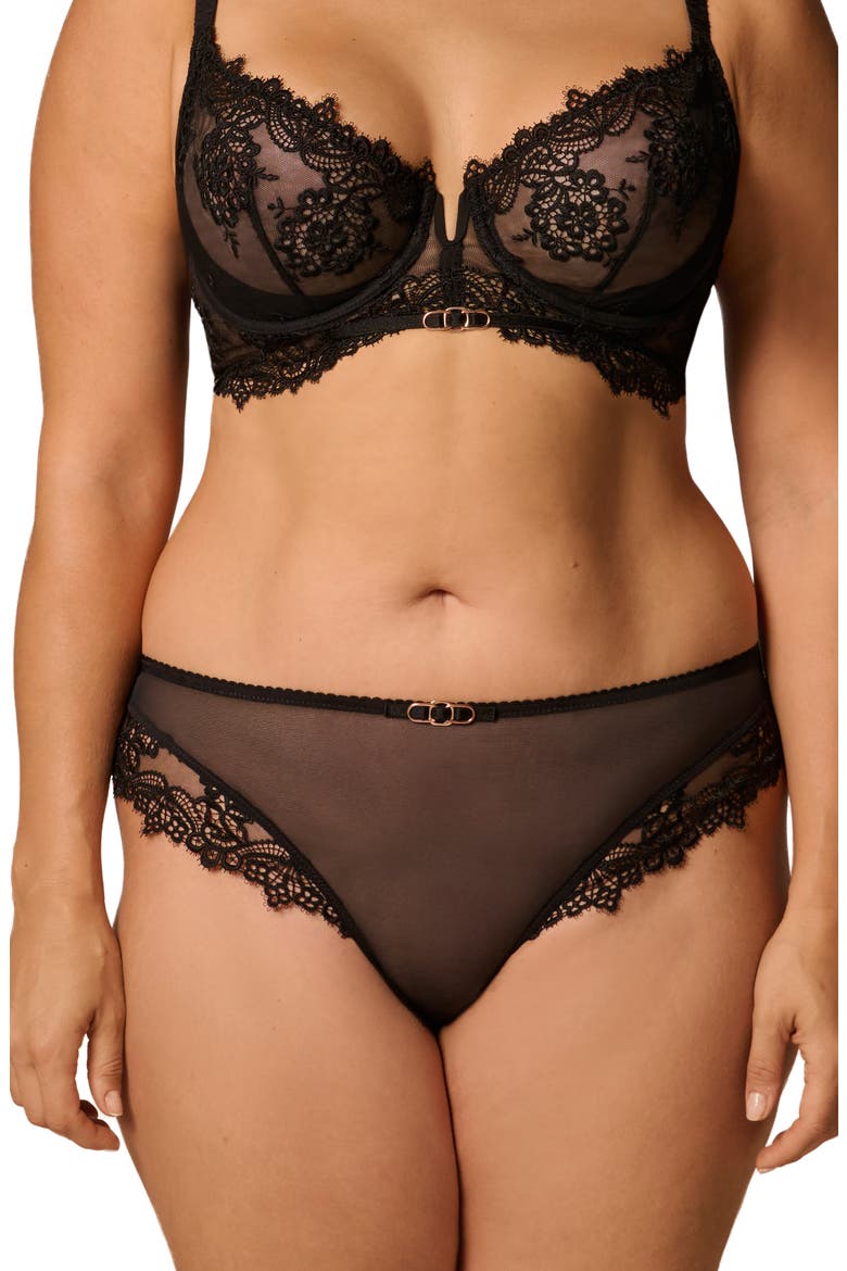 Idole Bikini Briefs, Alternate, color, BLACK