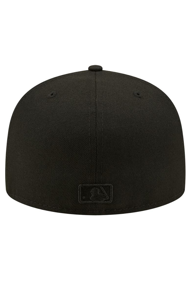 Men's New Era Black Los Angeles Dodgers 2024/25 Back to Back Champions Circle Side Patch Fitted 59FIFTY Hat, Alternate, color, Black