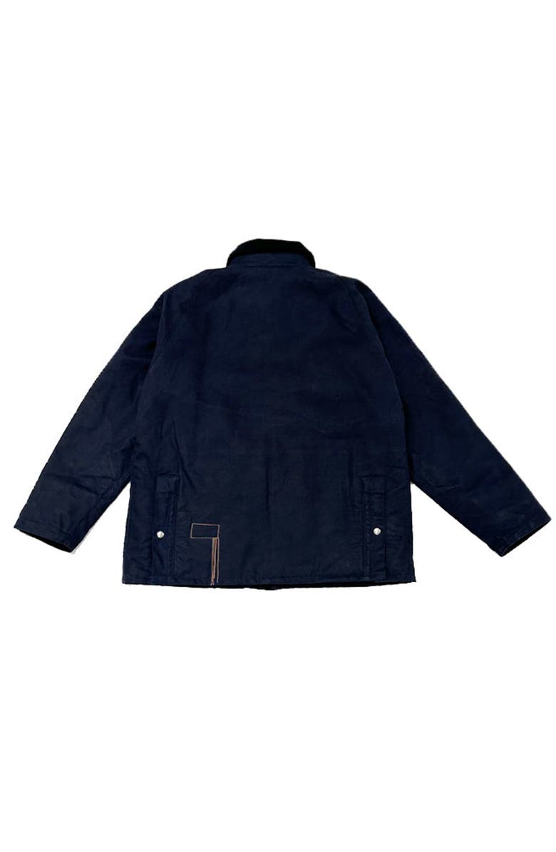 Fortela Bristol Waxed Canvas Jacket, Alternate, color, Navy Blue
