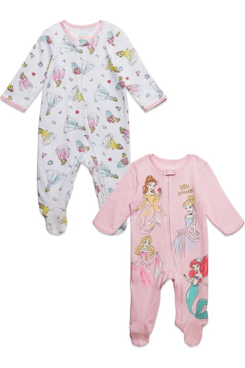 Princess 2-Pack Footed Sleep N' Play