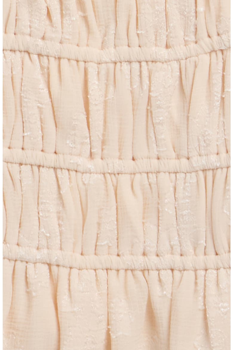 Smock Ruffle Woven Top, Alternate, color, NATURAL