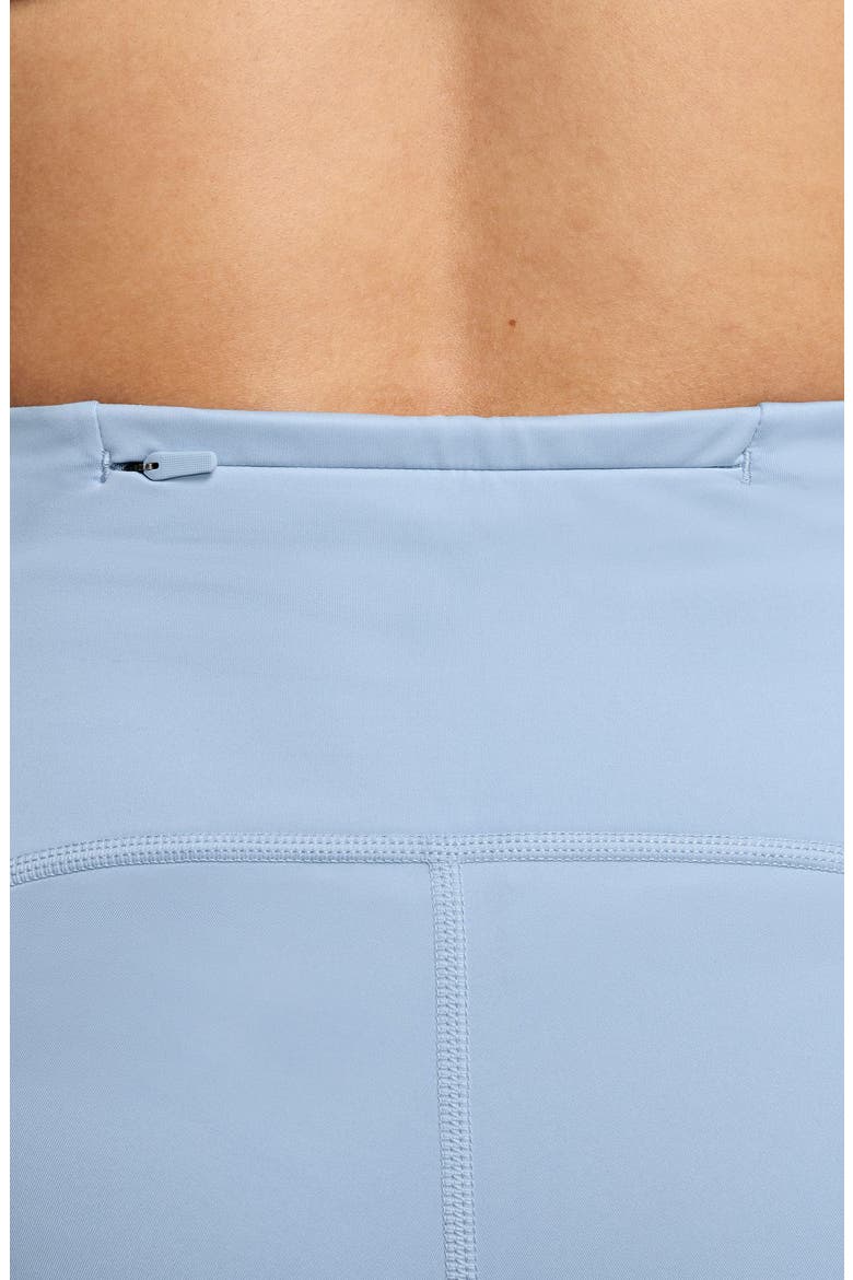 Swift High-Waisted Pocket 7/8 Running Leggings, Alternate, color, HYDROGEN BLUE/ REFLECTIVE SILV