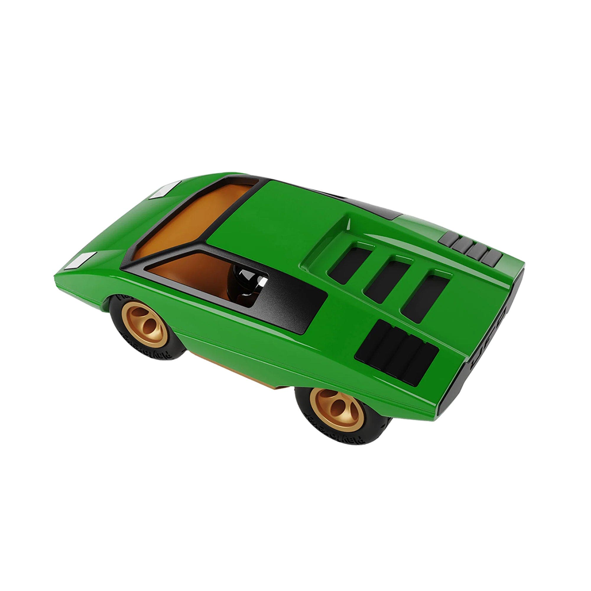 Glossy deep jet Green