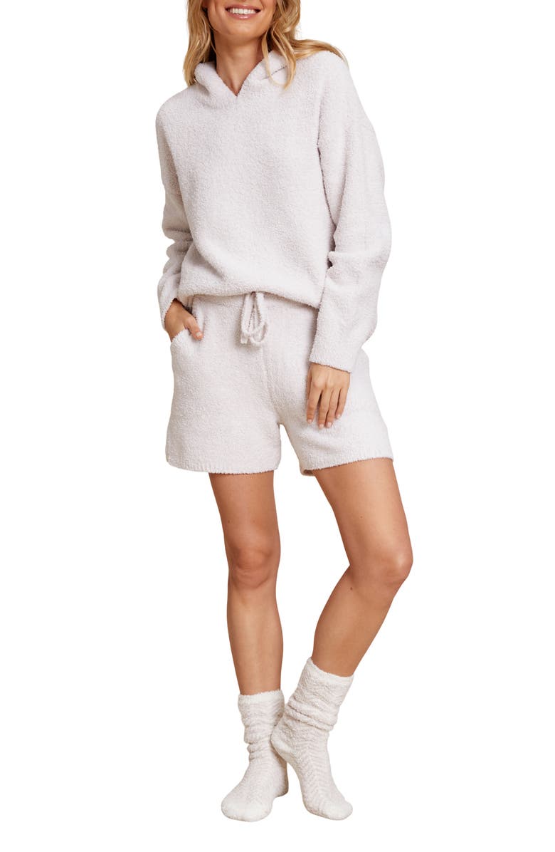 Barefoot Dreams<sup>®</sup> Hoodie & Shorts Lounge Set, Main, color, 