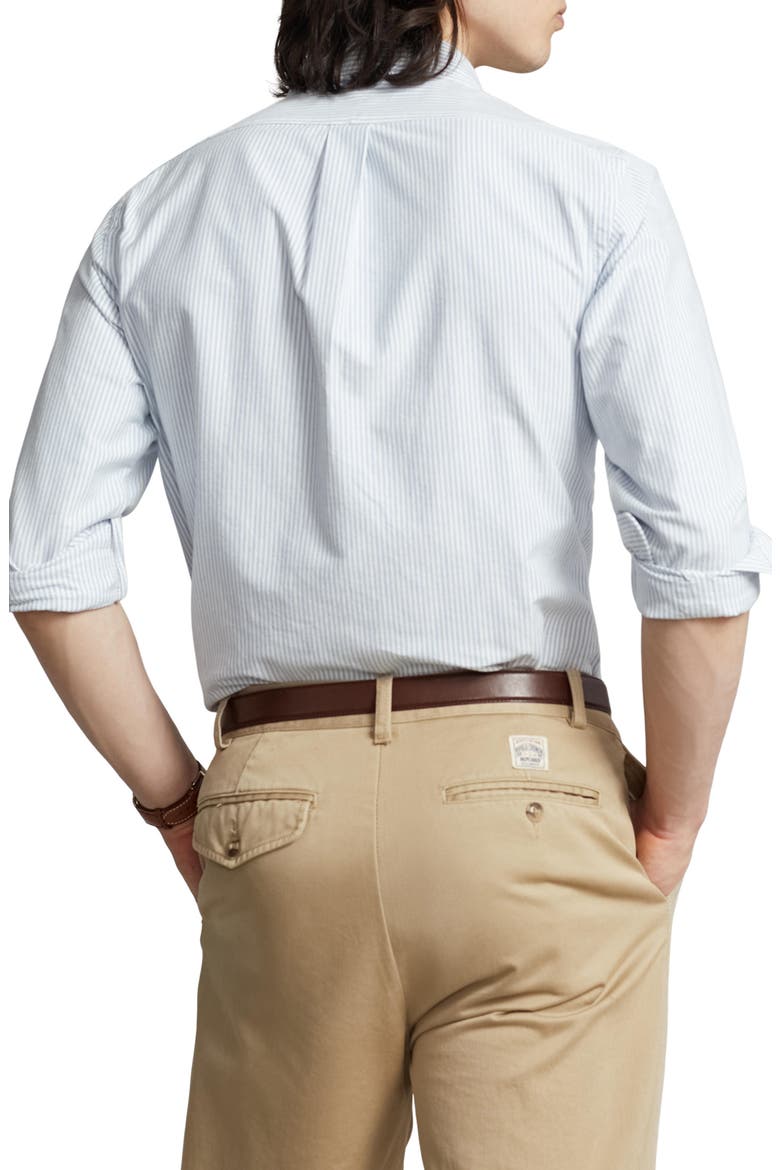Classic Oxford Button-Down Sport Shirt, Alternate, color, BLUE/WHITE