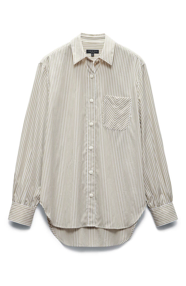 rag & bone Maxine Stripe Cotton Button-Up Shirt, Main, color,