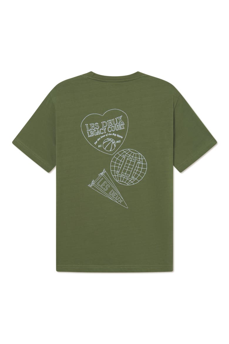 Atlas Graphic T-Shirt, Alternate, color, CHIVE GREEN