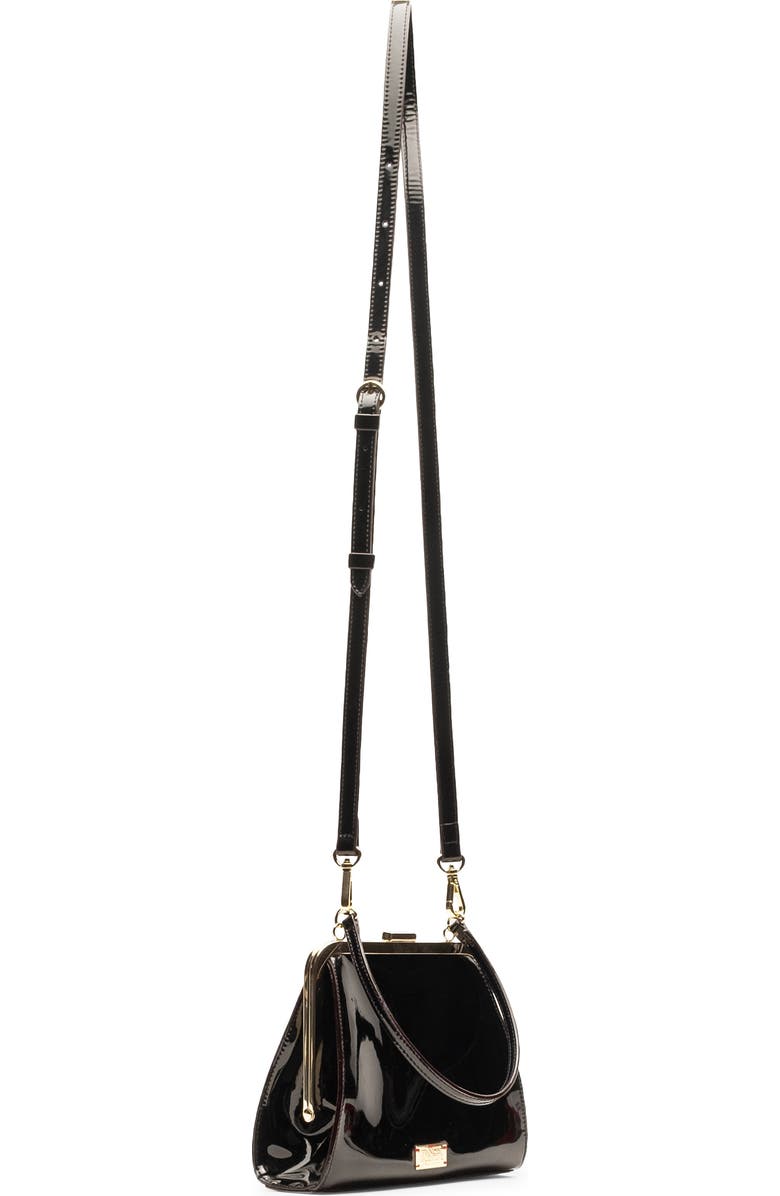 Frances Valentine Lulu Leather Frame Clutch, Alternate, color,