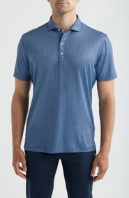 johnnie-O Pip Floral Performance Jersey Polo