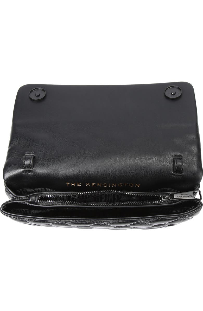 Kurt Geiger London Kensington Duet Quilted Crossbody Bag, Alternate, color, Black