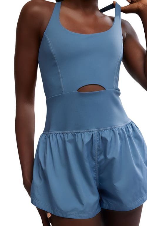 Free People Fp Movement Righteous Runsie Romper In Skyline