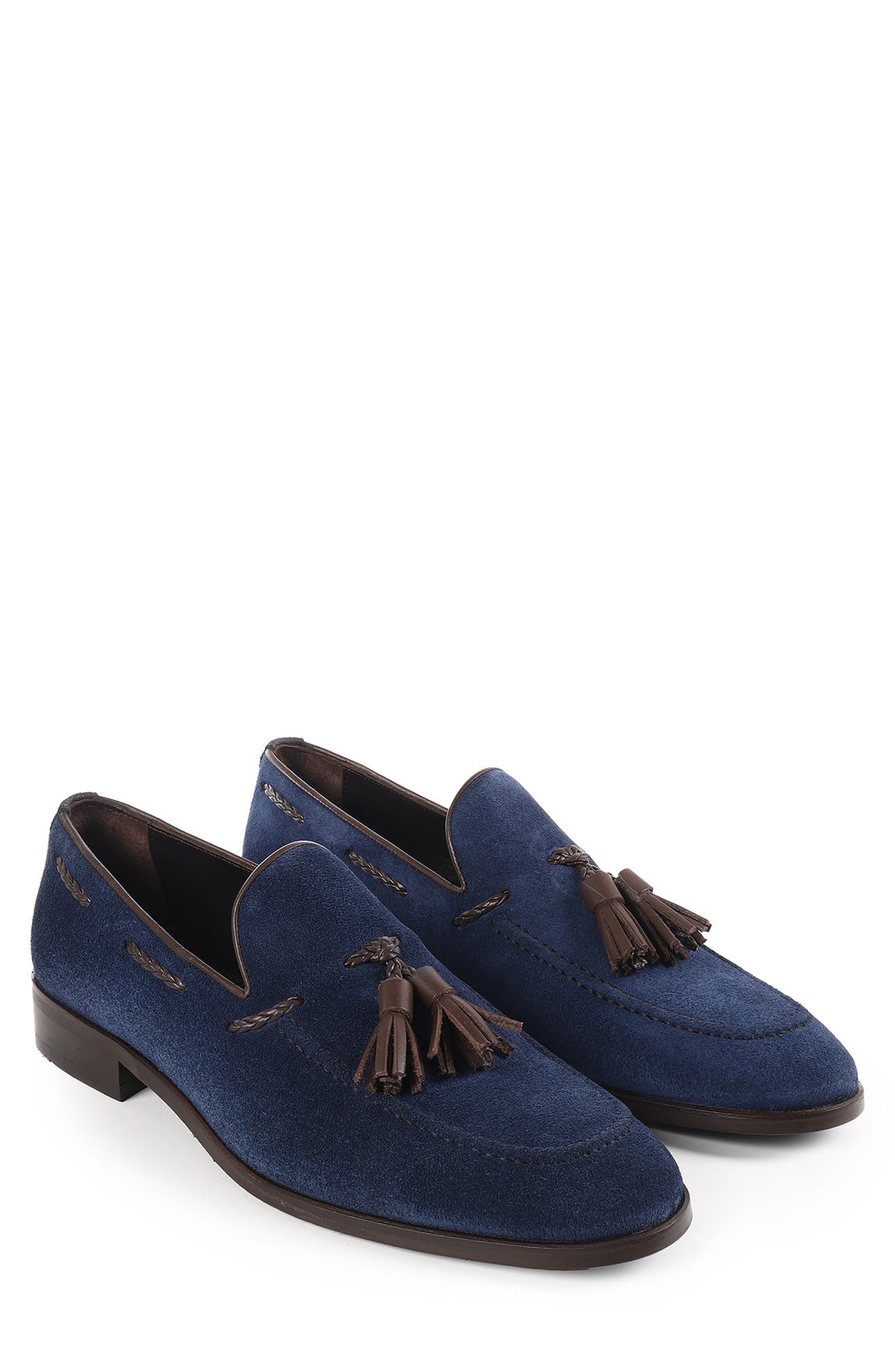Virginia Tassel Loafer, Alternate, color, NAVY BLUE