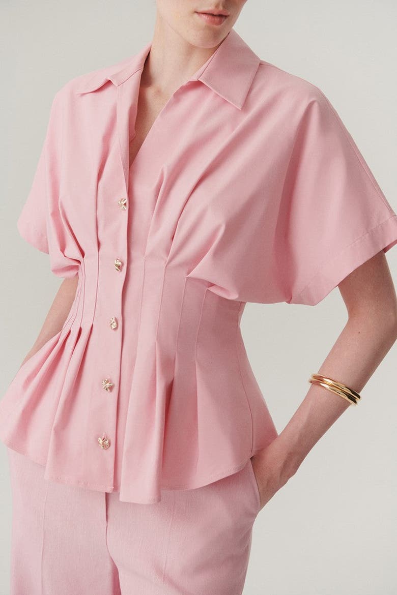 Georgia Blouse, Alternate, color, PINK