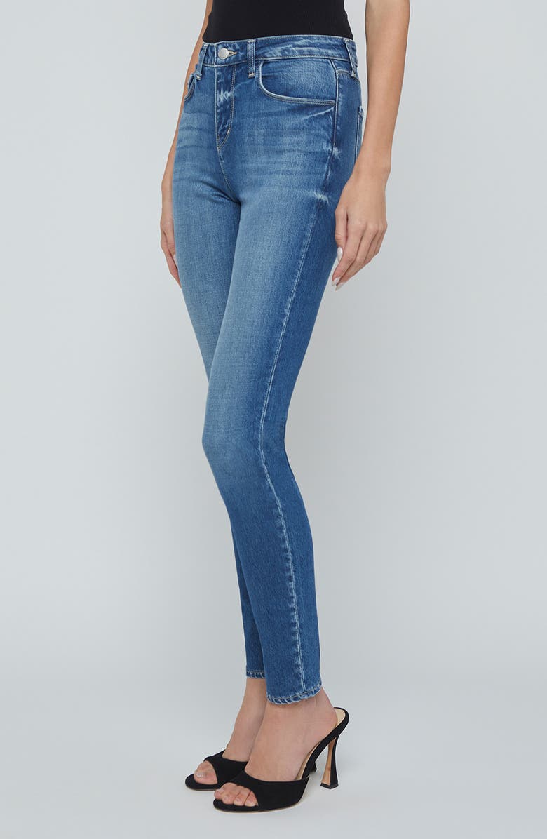L'AGENCE Marguerite High Waist Skinny Jeans, Alternate, color, Paladino