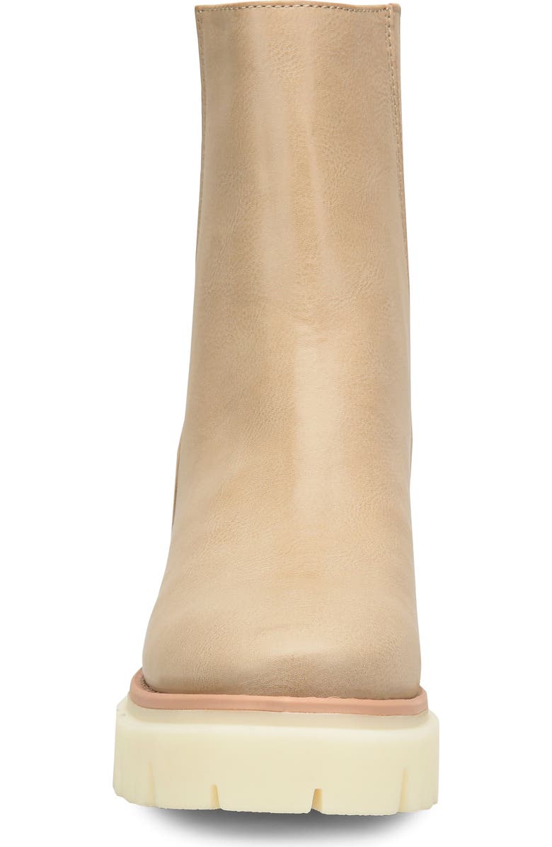 KORKS Vivi Lug Sole Boot, Alternate, color, Cream