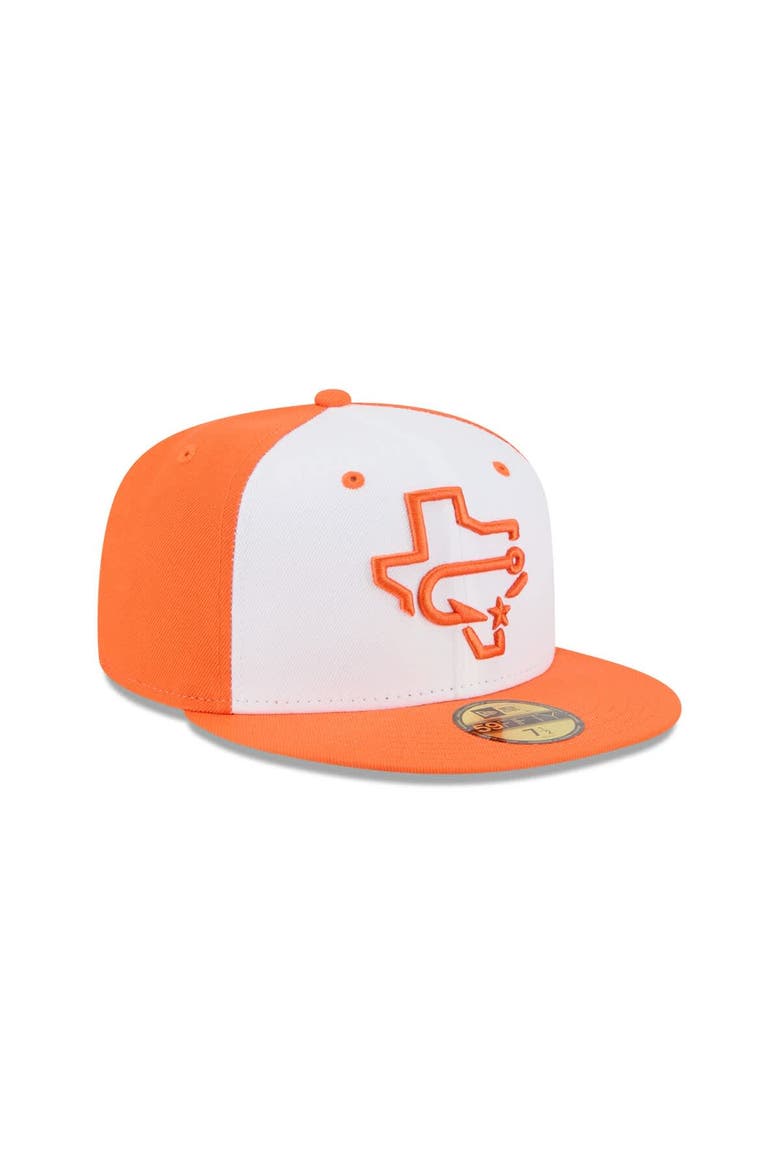 Men's New Era  White Corpus Christi Hooks Theme Nights 59FIFTY Fitted Hat, Alternate, color, White
