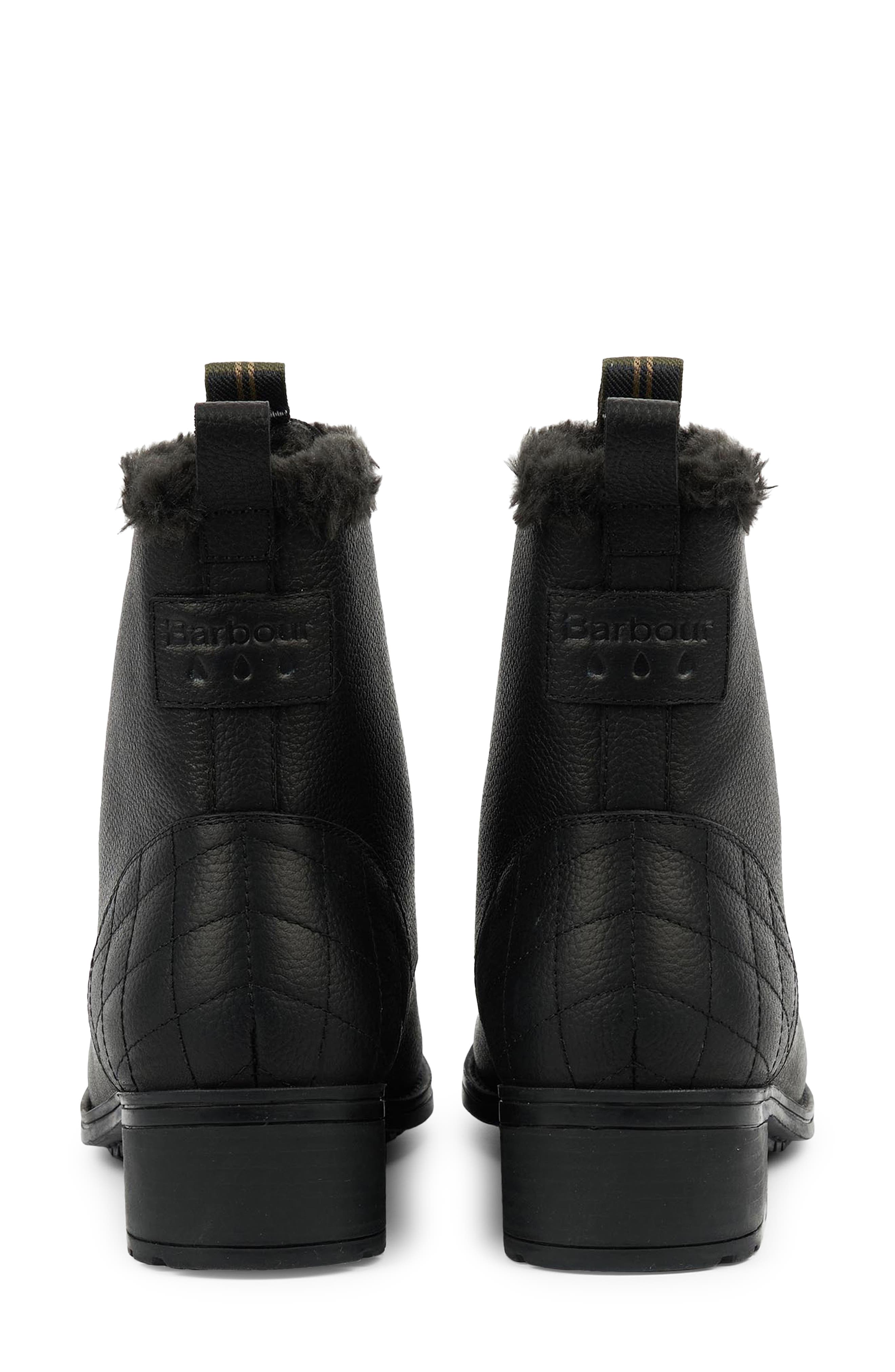 Barbour Meadow Faux Fur Lined Chelsea Boot, Alternate, color, 