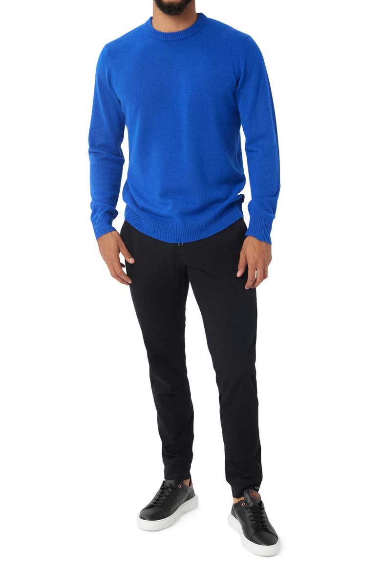 Cashmere Crewneck Sweater, Alternate, color, CLEMATIS BLUE