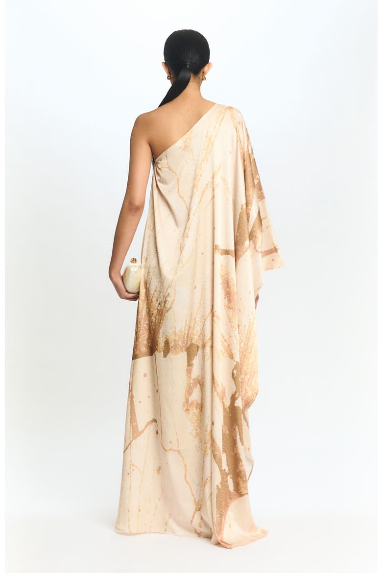 Satu One Shoulder Dress Dorada, Alternate, color, Dorada Gold