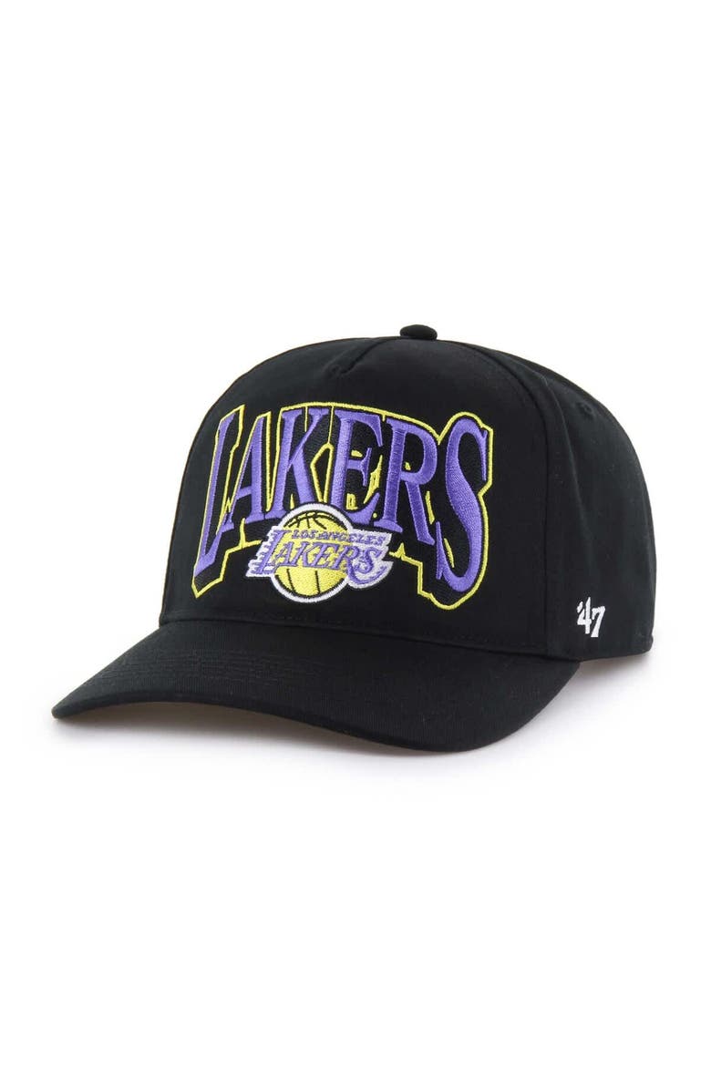 '47 Men's '47 Black Los Angeles Lakers Every Time Past Champs Hitch Adjustable Hat, Main, color, Black