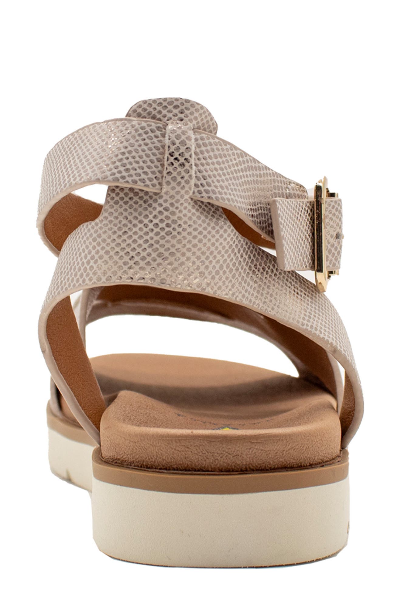 Volatile S'mores Ankle Strap Sandal, Alternate, color, 