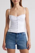 Bella Venice Button-Up Corset Top