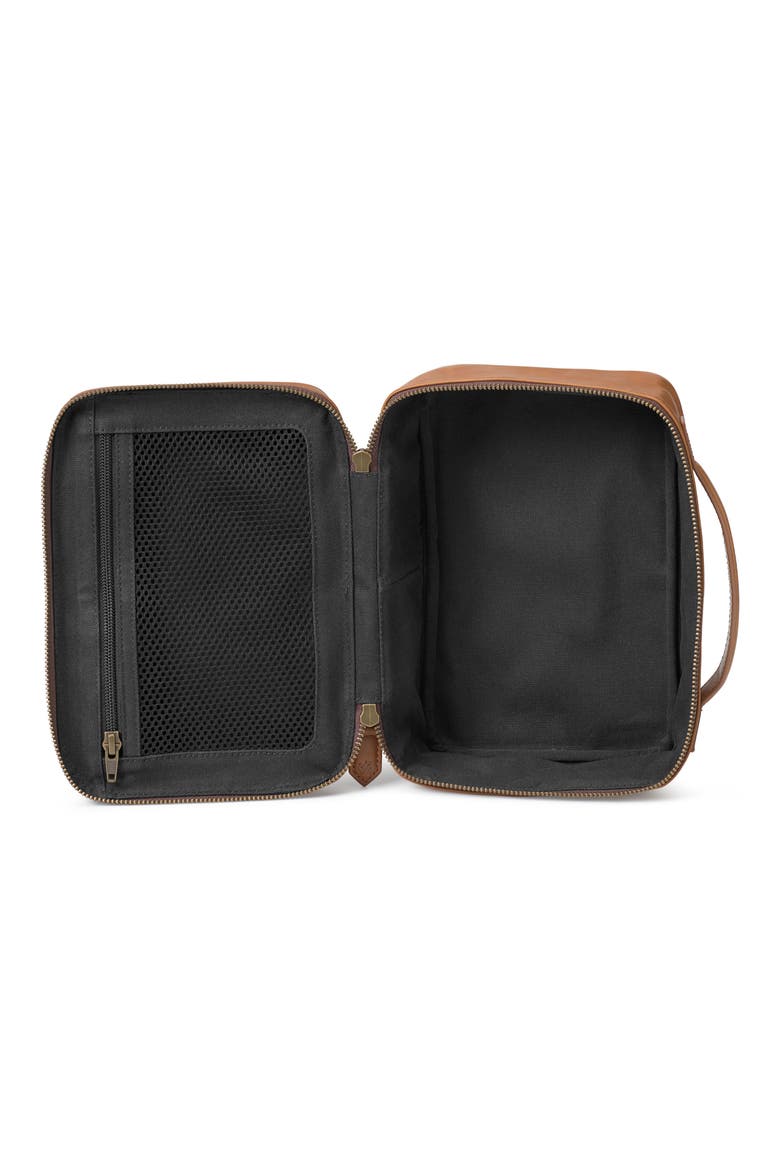 Rhodes Leather Dopp Kit, Alternate, color, TAN FULL GRAIN