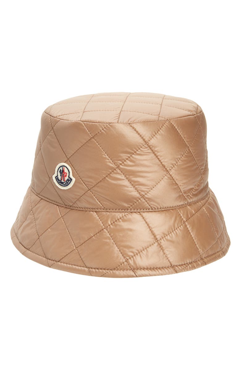 Moncler Quilted Bucket Hat, Main, color, 