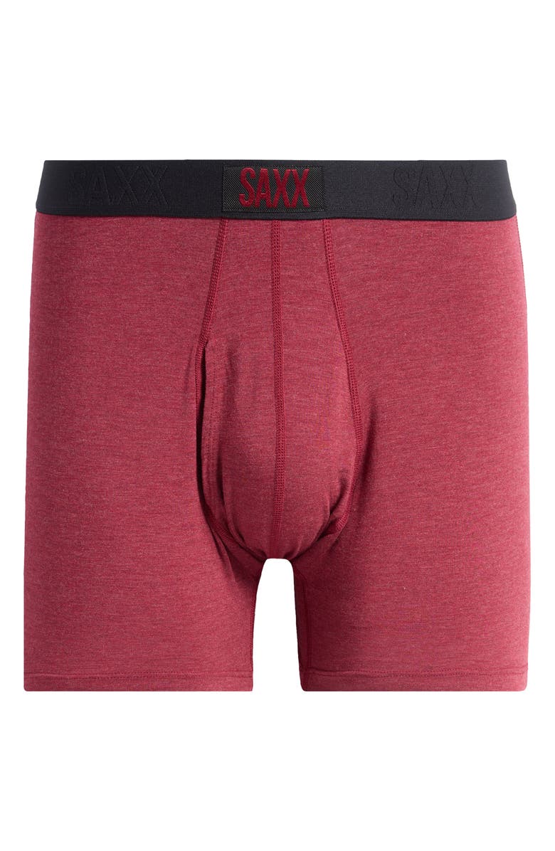 SAXX Ultra Super Soft Boxer Briefs, Alternate, color, Tibetan Red Heather