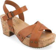 Journee Collection Platform Sandal