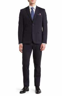 SOUL OF LONDON Solid Jersey Suit