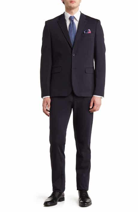 SOUL OF LONDON Solid Jersey Suit