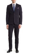 SOUL OF LONDON Solid Jersey Suit