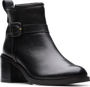 Clarks® Chamberly Trim Block Heel Boot