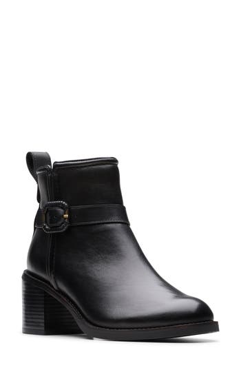 Clarks ® Chamberly Trim Block Heel Boot In Multi