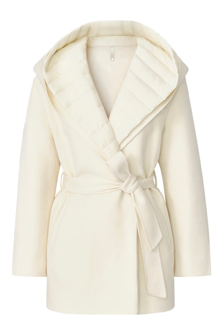 Bethany Reversible Hooded Down Coat, Alternate, color, CREAM