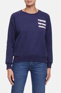 Wildfox Coffee First Embroidered Sweatshirt