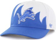 '47 Men's '47 White Detroit Lions Jagged Hitch Adjustable Hat